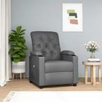 vidaXL Sta-op-massagestoel kunstleer grijs, Huis en Inrichting, Stoelen, Verzenden, Nieuw