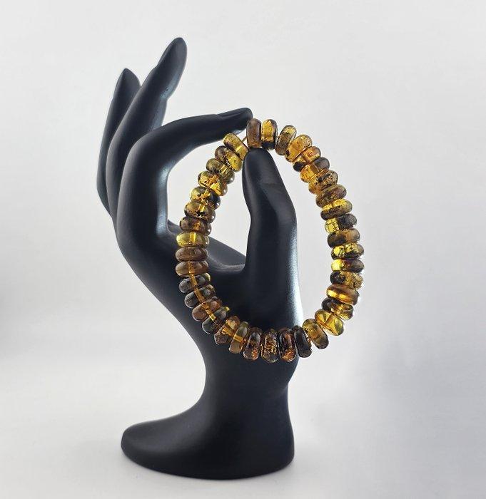 Bracelet en ambre baltique – Perles en forme de donut, Antiek en Kunst, Curiosa en Brocante