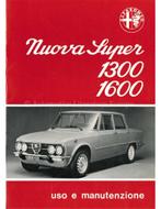 1975 ALFA ROMEO GIULIA NUOVA SUPER INSTRUCTIEBOEKJE ITALIA.., Autos : Divers, Ophalen of Verzenden