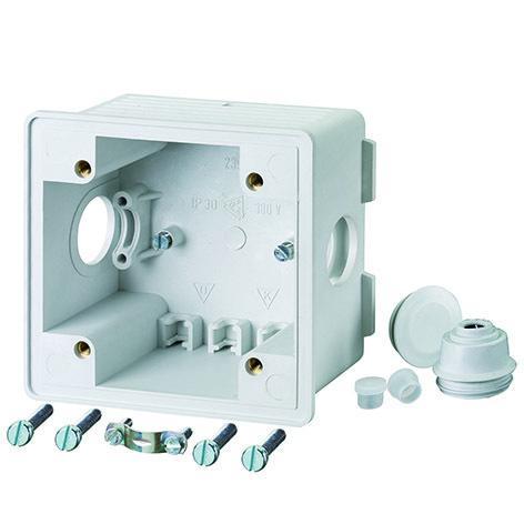 Mennekes CEE 40369 Opbouwdoos 16A 32A Grijs - 40369, Doe-het-zelf en Bouw, Elektriciteit en Kabels, Verzenden