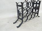 Wijnrek - Metaal - Smeed ijzeren wijnrek, Antiek en Kunst