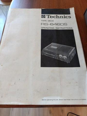 Technics - RS 646 ds Lecteur-enregistreur de cassettes