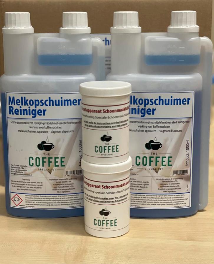De Koffiespecialist Reinigingsset - Voor koffiemachines, Elektronische apparatuur, Koffiezetapparaten, Ophalen of Verzenden