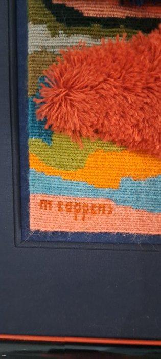 Maggy Coppens - Cadre- Passé - Toile - Œuvre dart tissée, Antiek en Kunst, Kunst | Designobjecten
