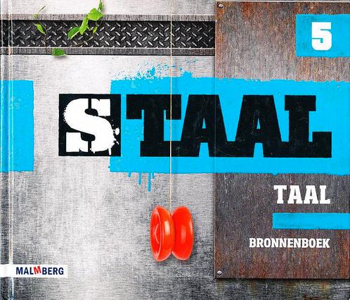 STaal Bronnenboek groep 5 in nieuwstaat, Livres, Livres scolaires, Envoi