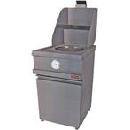Gasfriteuse HEAVY DUTY, 1  ronde kuip, mechanisch -, Verzenden