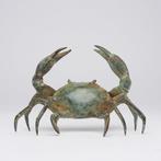 sculptuur, NO RESERVE PRICE - Bronze Patinated Crab, Antiek en Kunst