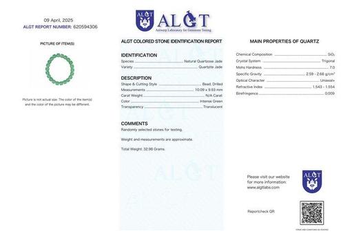 Geen reservering - ALGT-gecertificeerd - Natuurlijke, Verzamelen, Mineralen en Fossielen