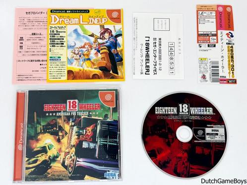 Sega Dreamcast - Eighteen Wheeler - American Pro Trucker + S, Games en Spelcomputers, Games | Sega, Gebruikt, Verzenden