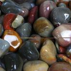 Nouveau - Jaspe polychrome - Pierres polies Lot en gros XL-