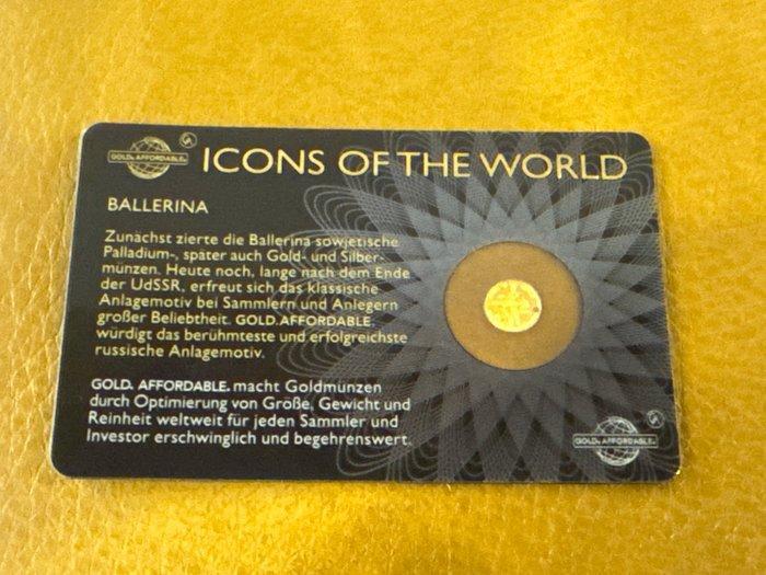 Rwanda. 10 Francs 2016 Ballerina - 1/200 oz (.999) Blister, Postzegels en Munten, Munten | Europa | Niet-Euromunten