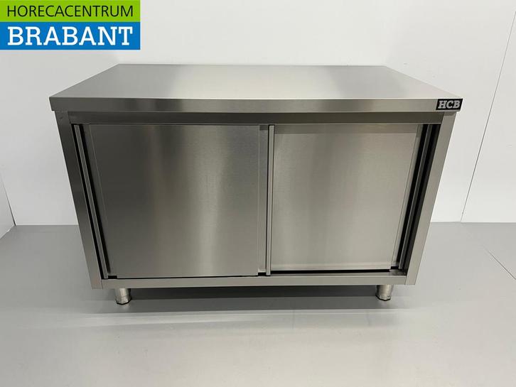 RVS Werkkast Kast Werktafel 2 schuifdeuren Premium-line 120, Zakelijke goederen, Horeca | Meubilair en Inrichting, Ophalen of Verzenden