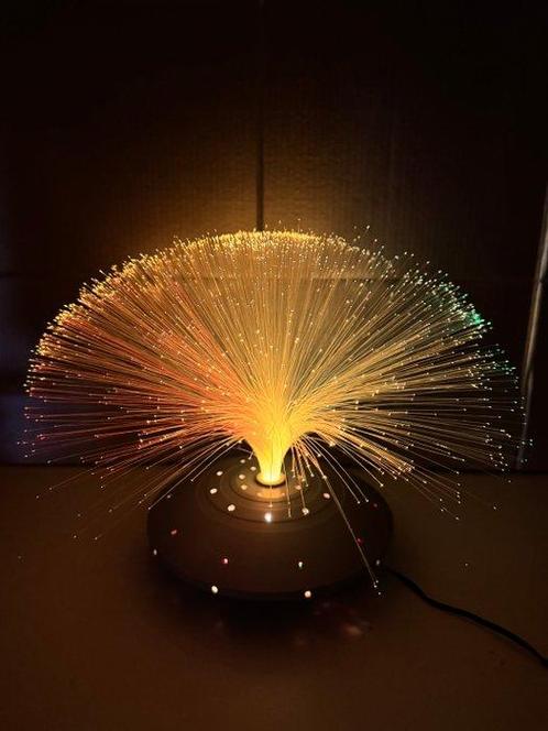 Lamp - Vintage Space Age Gekleurde Glasvezel UFO Lamp -, Antiek en Kunst, Curiosa en Brocante