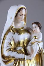 Vieux Bruxelles - Beeldje - Madonna met kind - Porselein, Antiek en Kunst