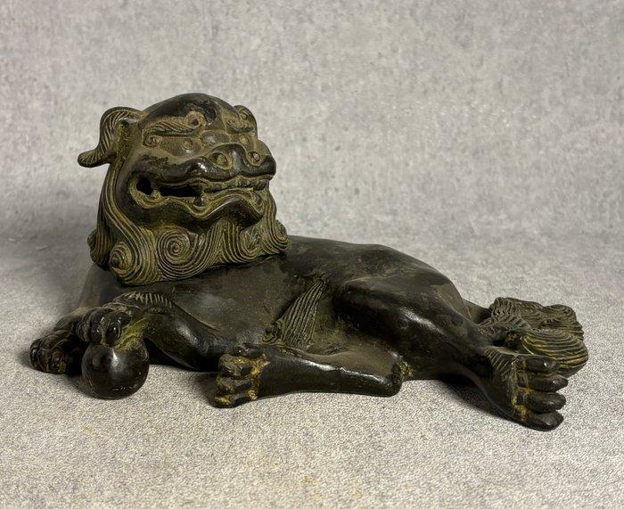 Foo dog wierookbrander - Brons - China - Eind 20e eeuw, Antiquités & Art, Antiquités | Autres Antiquités