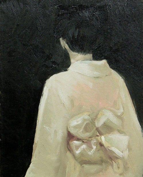 Henri Reculé - Kimono Study, Antiek en Kunst, Kunst | Schilderijen | Modern