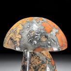 SANS PRIX DE RÉSERVE - Sculpture de champignon en jaspe