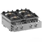 Inbouw Gasfornuis | DROP-IN | Gas | 4 Branders (4x 7kW) |, Verzenden