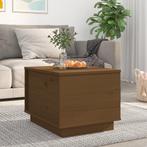 vidaXL Salontafel 40x50x35 cm massief grenenhout honingbruin, Verzenden, Nieuw