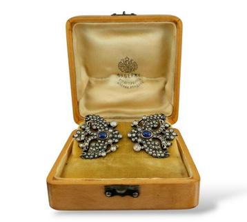 Boutons de manchette - 14 carats Or jaune, boutons de