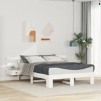 vidaXL Bedframe met lade Wit 140 x 200 cm, Huis en Inrichting, Verzenden, Nieuw