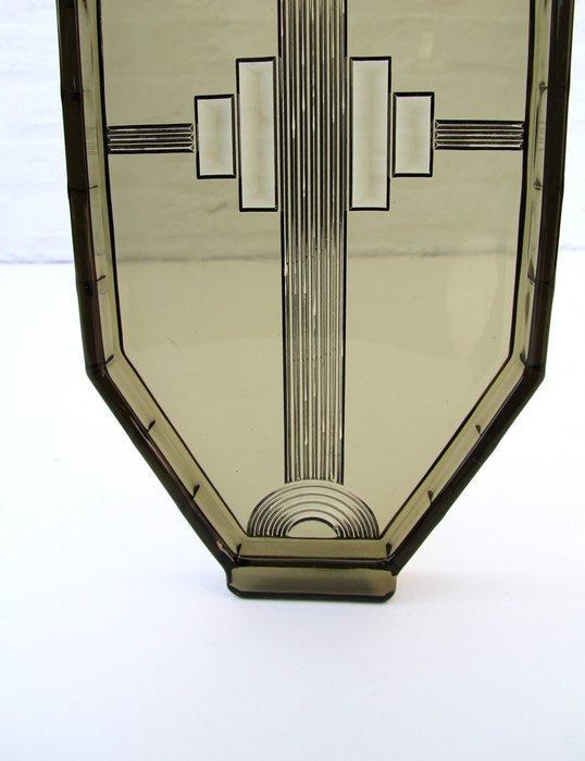 Charles Graffart & René Delvenne - Plat de service - Verre -, Antiquités & Art, Curiosités & Brocante