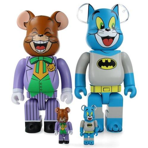 Medicom Toy Be@rbrick - 400% & 100% Bearbrick set - Tom and, Antiek en Kunst, Kunst | Schilderijen | Modern