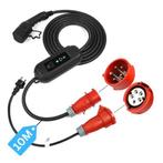 Mobiele Thuislader 11 kW - Type 2 16A 3-fase 11 kW (230v), Ophalen of Verzenden