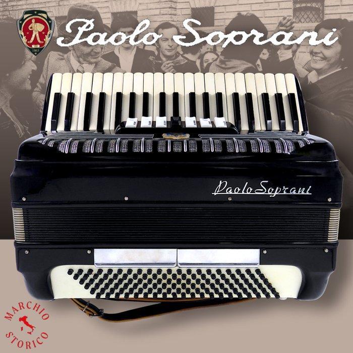 Paolo Soprani - Mod. Black Noir con 120 Bassi e 7 Registri, Musique & Instruments, Instruments à vent | Flûtes à bec