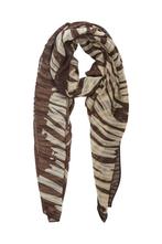PIECES sjaal met zebraprint bruin/beige (Sjaals), Kleding | Dames, Mutsen, Sjaals en Handschoenen, Verzenden, Nieuw
