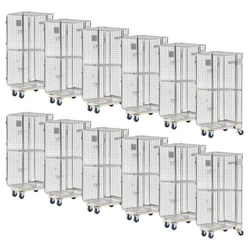 Anti-diefstal rolcontainer a-frame nestbaar, Zakelijke goederen, Machines en Bouw | Heftrucks en Intern transport, Ophalen of Verzenden