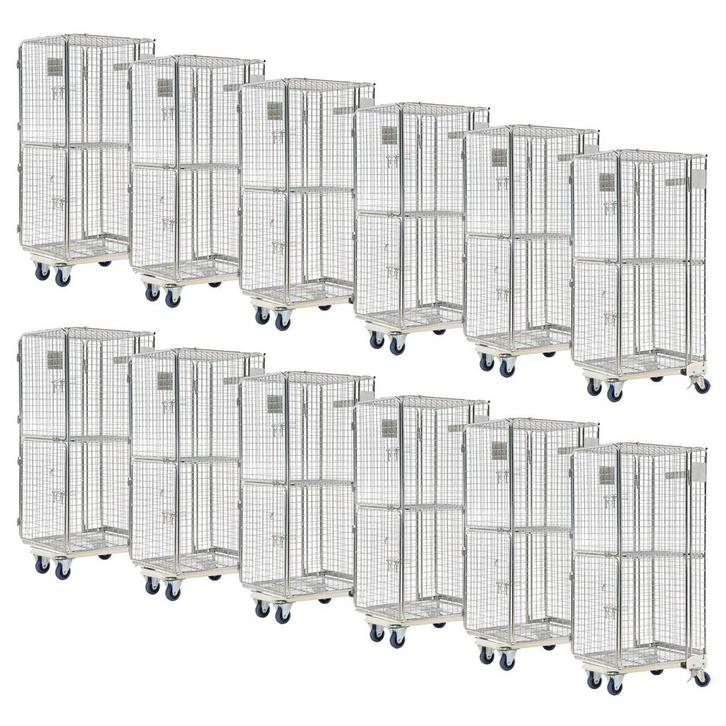 Anti-diefstal rolcontainer a-frame nestbaar, Zakelijke goederen, Machines en Bouw | Heftrucks en Intern transport, Ophalen of Verzenden
