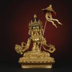 Boeddhistische objecten - Prachtige grote witte paraplu