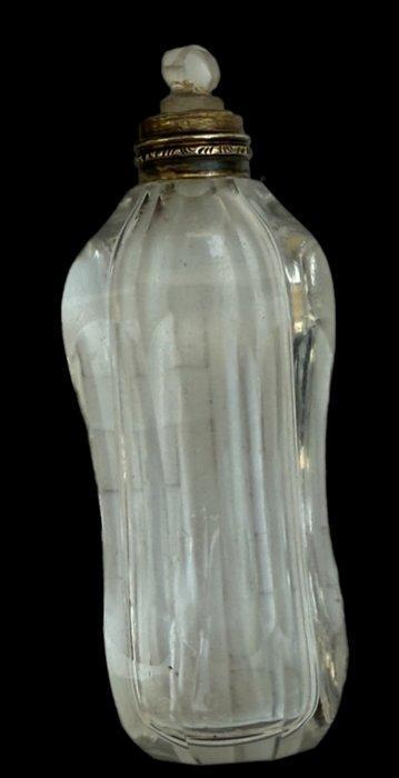 Fles - Zilver, Kristal, Massief zilver vermeil - Napoleone, Antiek en Kunst, Curiosa en Brocante