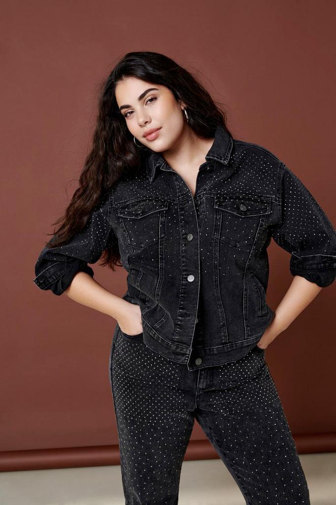 ONLY jack JAGGER denim glitter48Maat 46/48 (XL) of groter, Kleding | Dames, Jassen | Winter, Overige kleuren, Nieuw, Maat 46/48 (XL) of groter