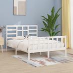 vidaXL Bedframe zonder matras massief grenenhout wit 160x200, Verzenden, Nieuw