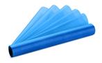 Blauwe Organza Stof 36cm 9m, Hobby en Vrije tijd, Nieuw, Verzenden