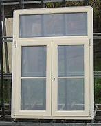 pvc raam , chassis 116 x 161  licht ivoor, Nieuw, Kunststof, Raamkozijn, 150 tot 225 cm