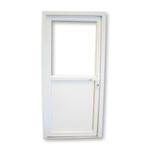 PVCbuitendeuren 98x204 ideaal voor garage,schuur of tuinhuis, Nieuw, 80 tot 100 cm, Ophalen of Verzenden, Glas