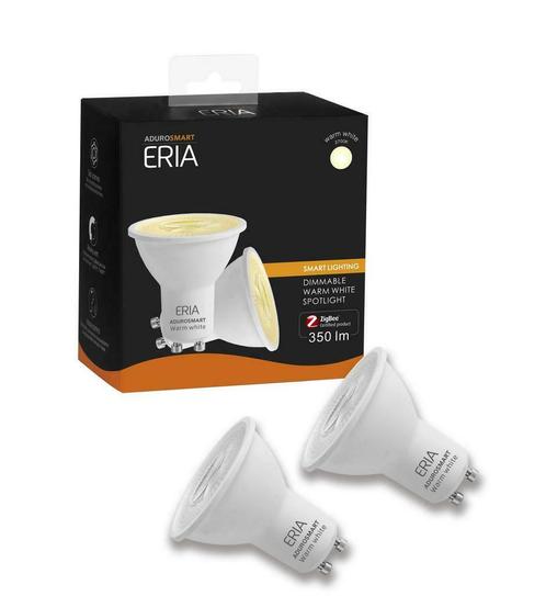 AduroSmart ERIA® GU10 spot Warm white - 2-pack - 2700K - war, Huis en Inrichting, Lampen | Overige, Ophalen of Verzenden