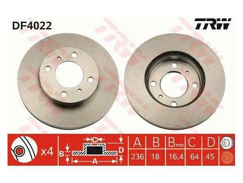 Remschijf vooras oa MITSUBISHI CARISMA, COLT IV V LANCER MIR, Autos : Pièces & Accessoires, Freins & Transmission, Enlèvement ou Envoi