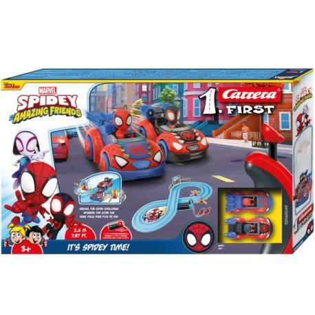 Carrera First Racebaan - Marvel Spidey (2,4 meter) - 63049, Kinderen en Baby's, Speelgoed | Racebanen, Verzenden