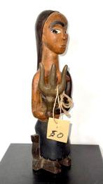 sculptuur, Sirène - 42 cm - Hout, Antiek en Kunst