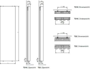 Radiator (paneelradiator) Vasco Flat-V line 22