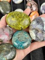 Collection de 4,1 kg de grosses pierres de massage polies :