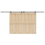 vidaXL Doos met onderdelen voor schuifdeur 427 cm staal, Verzenden, Nieuw