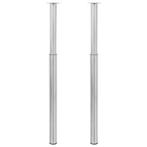 vidaXL Tafelpoten telescopisch roestvrij staal  710 mm -, Huis en Inrichting, Verzenden, Nieuw