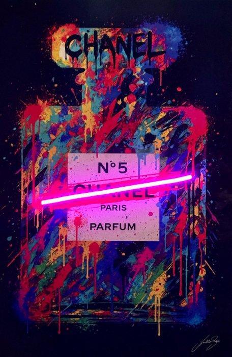 LEDMansion - Drip N°5 V.1. | Led Wall Artwork, Antiquités & Art, Art | Objets design