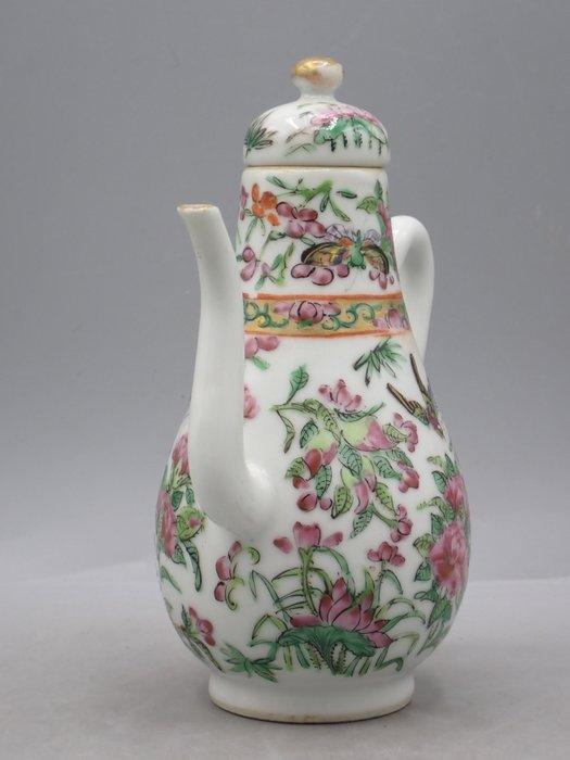 Oliepot - Met hoge handgreep - Canton - Porselein, Antiek en Kunst, Antiek | Overige Antiek