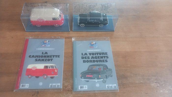 Tintin, la camionette de la boucherie Sanzot+ La voiture des, Boeken, Strips | Comics